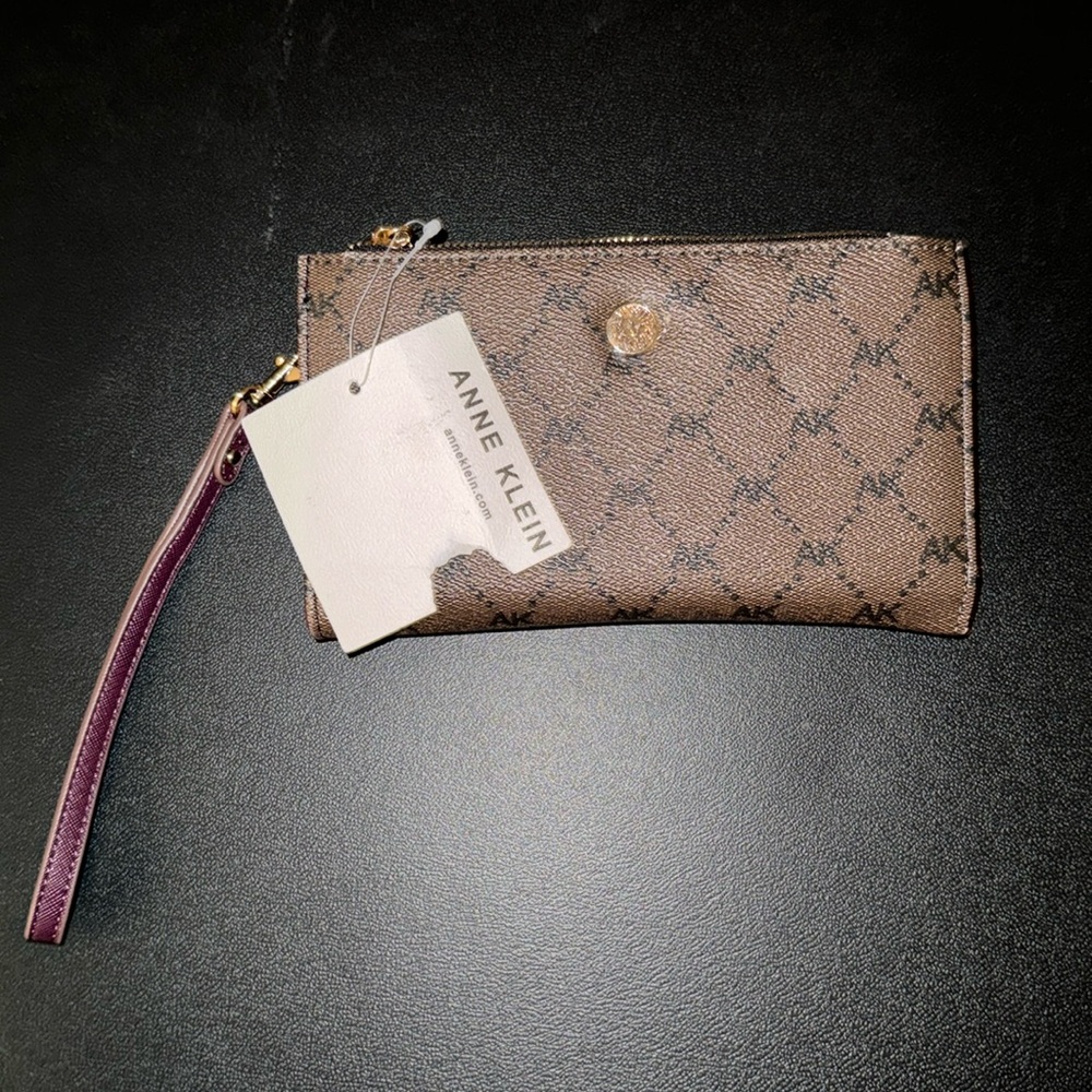 Ann Klein Logo Wristlet